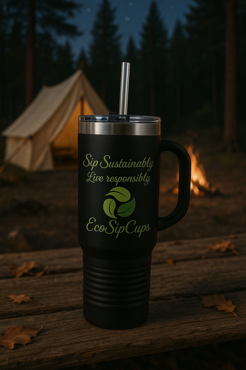 Eco-Friendly Travel Mug - 20oz Sustainable Coffee Cup for On-the-Go Lifestyle