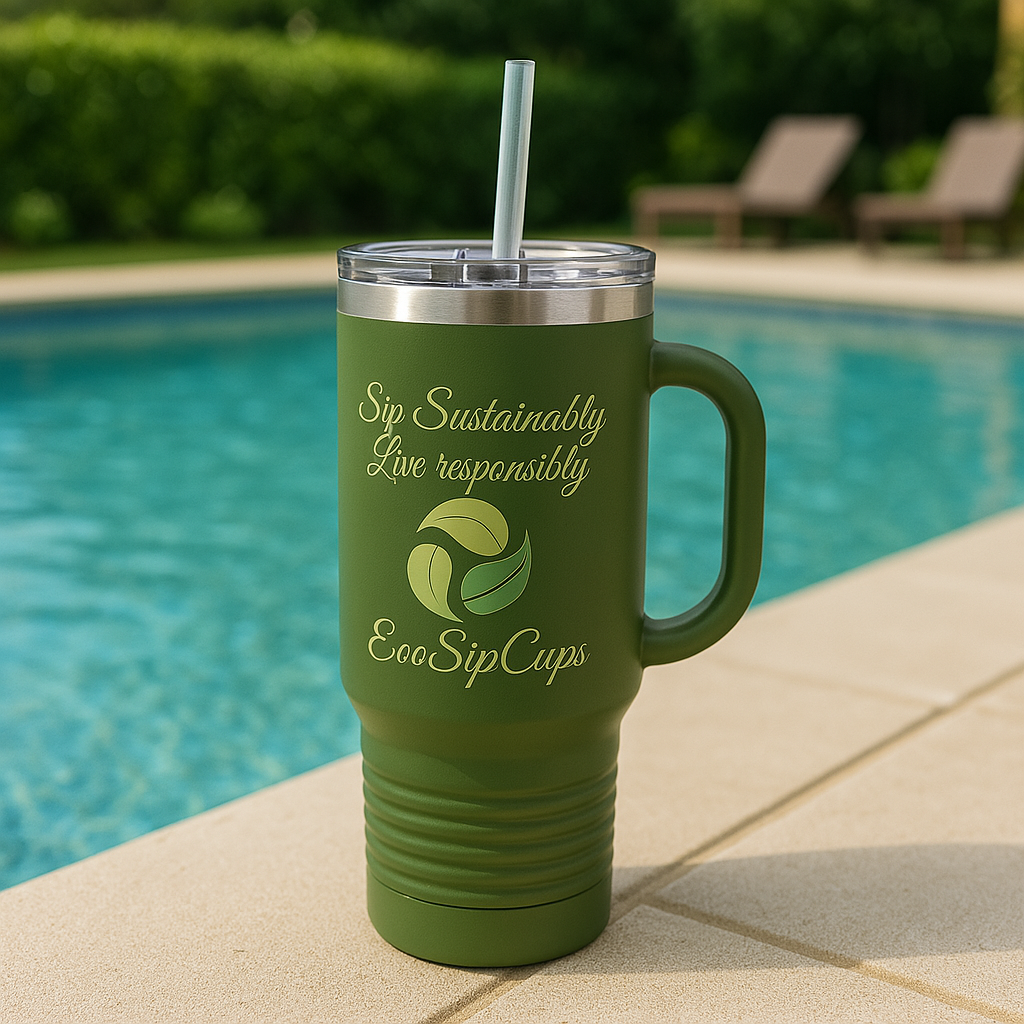 Eco-Friendly Travel Mug - 20oz Sustainable Coffee Cup for On-the-Go Lifestyle