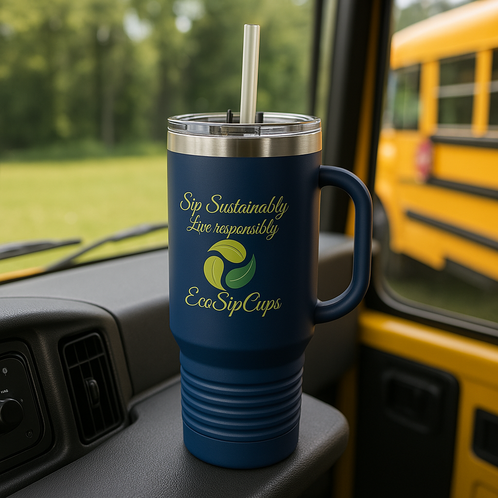 Eco-Friendly Travel Mug - 20oz Sustainable Coffee Cup for On-the-Go Lifestyle