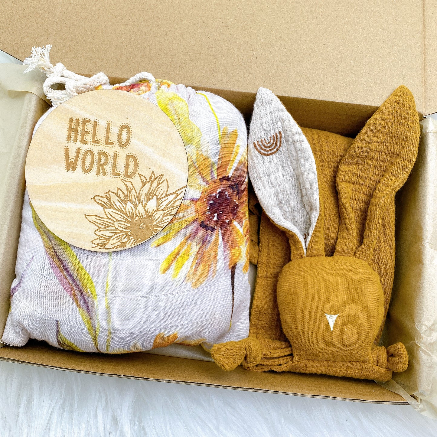 Ecolittle Hello World Newborn Gift Set