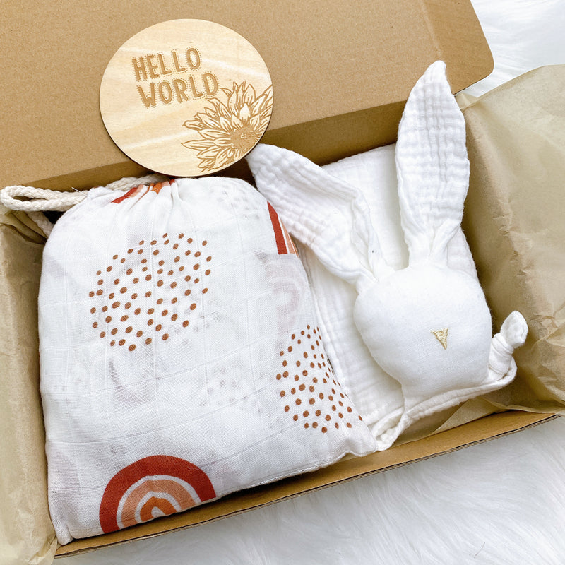 Ecolittle Hello World Newborn Gift Set