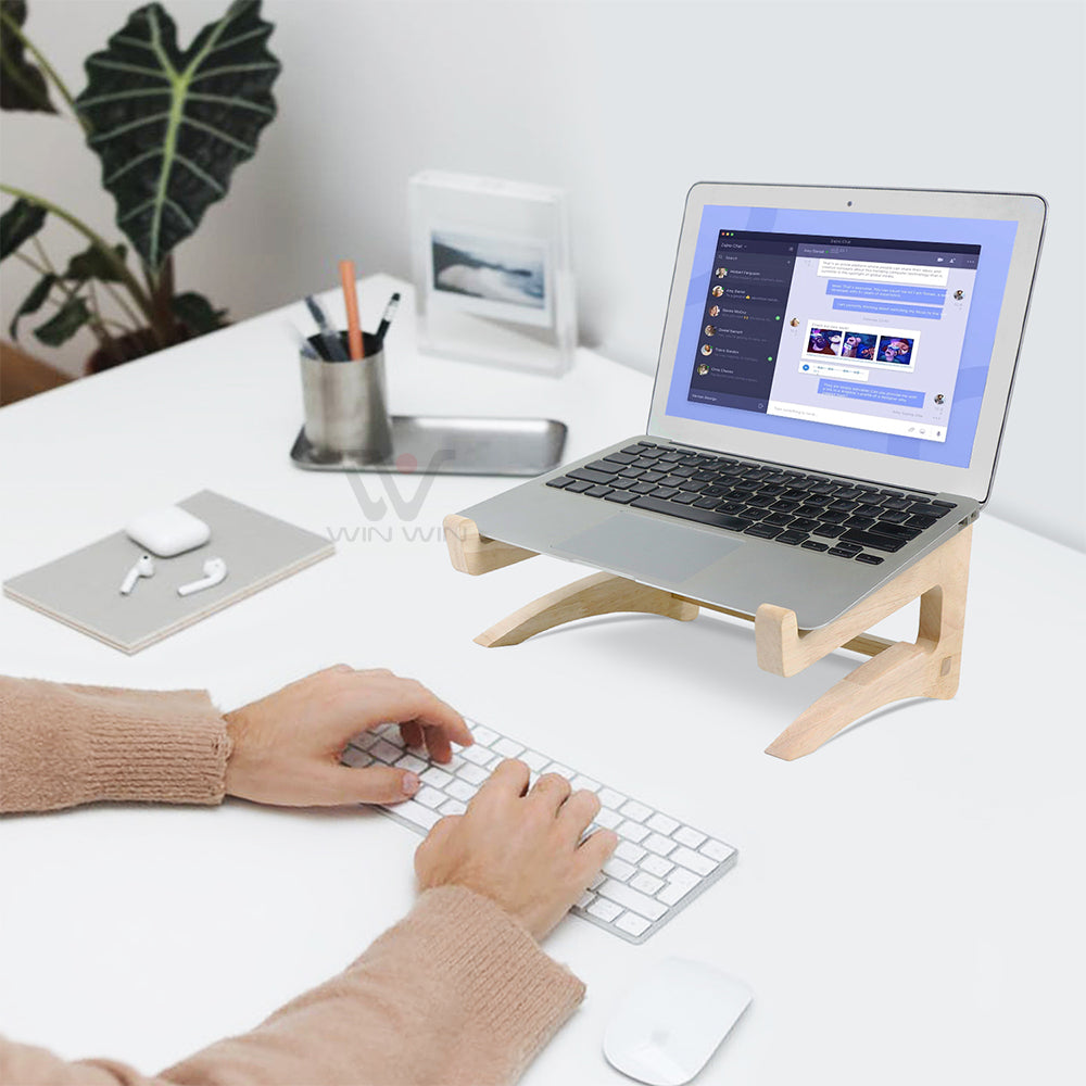 EcoHome Bamboo Laptop Stand