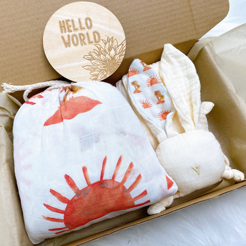 Ecolittle Hello World Newborn Gift Set