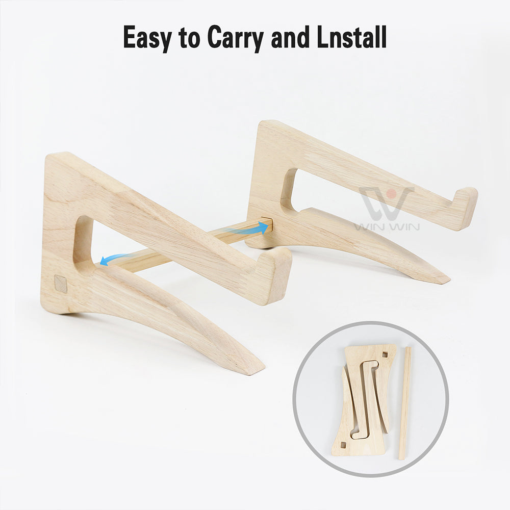 EcoHome Bamboo Laptop Stand