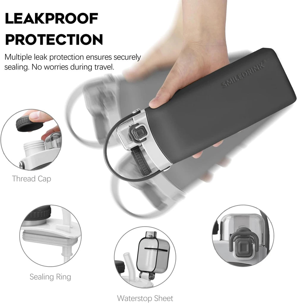 EcoFold™ Leak-Proof Water Bottle – Kids & Travel Edition