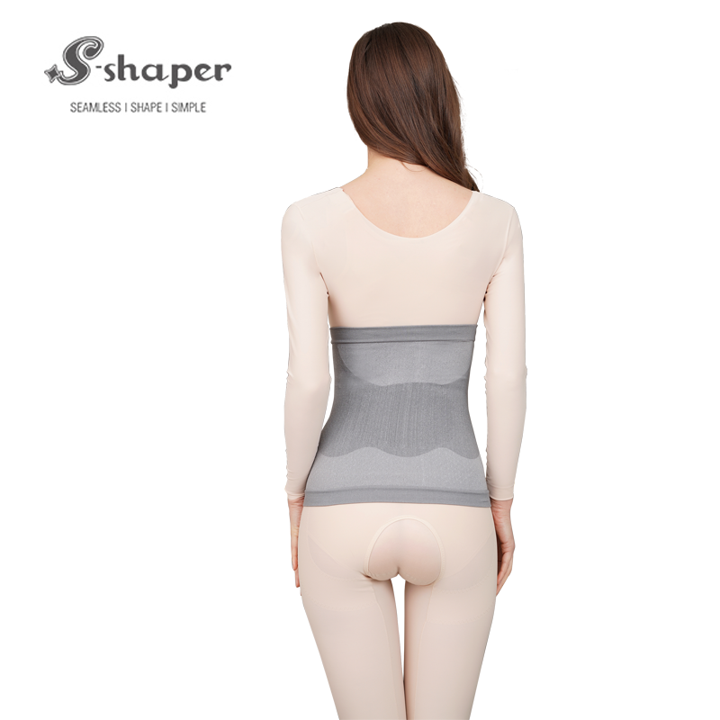 EcoWear Seamless Waist Trainer Belt – Grey