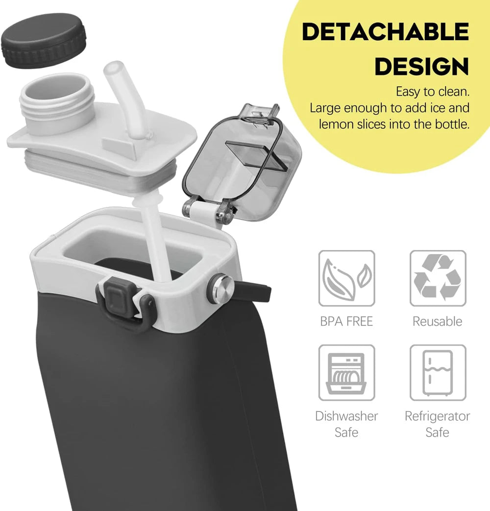 EcoFold™ Leak-Proof Water Bottle – Kids & Travel Edition