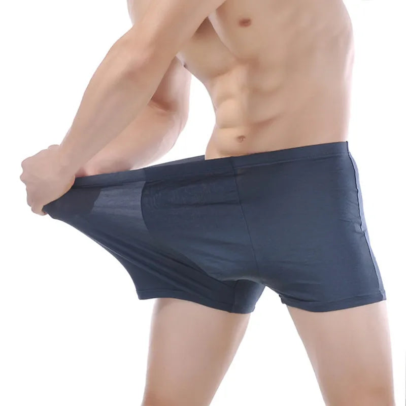 EcoWear Bamboo Classic Men’s Boxer Briefs – 4-Pack Multi-Color