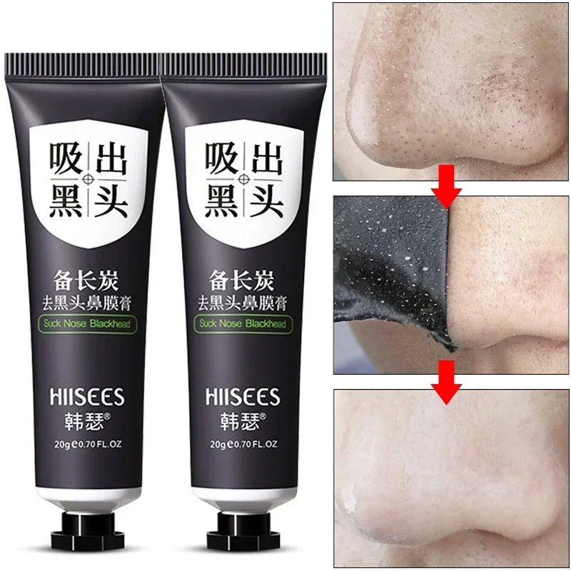 EcoCare Bamboo Charcoal Peel-Off Blackhead Mask – 2 Pack