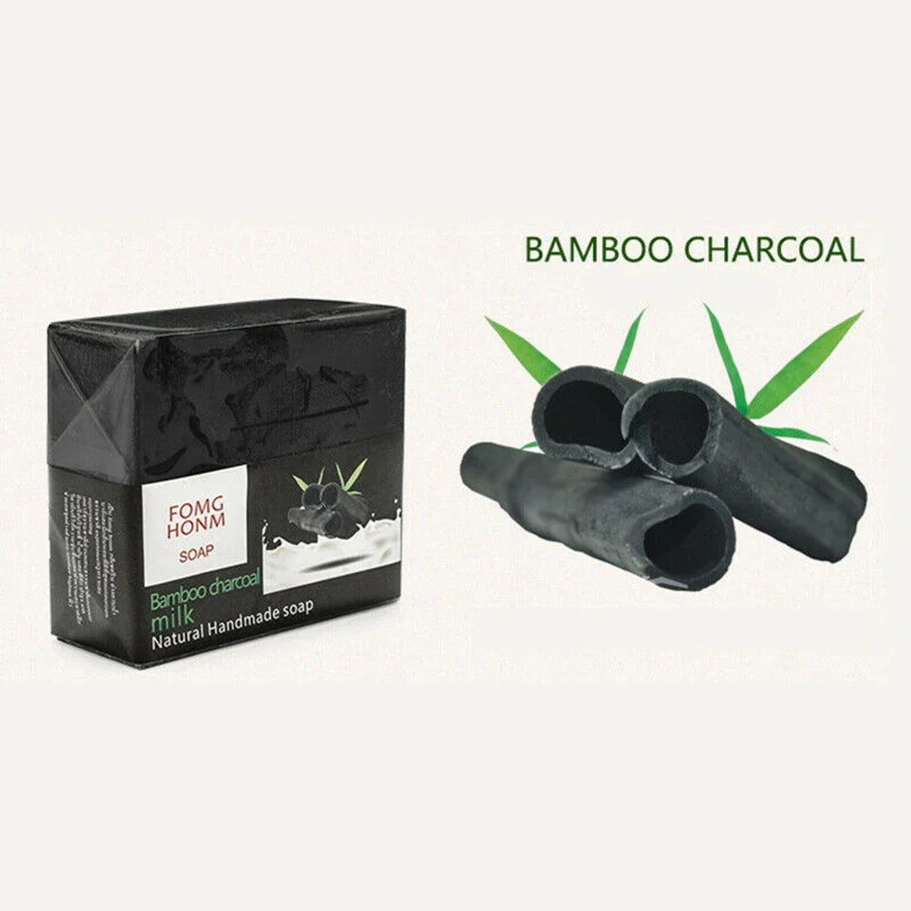 EcoCare Thai Natural Bamboo Charcoal Hydrating Cleansing Soap Bath Soap