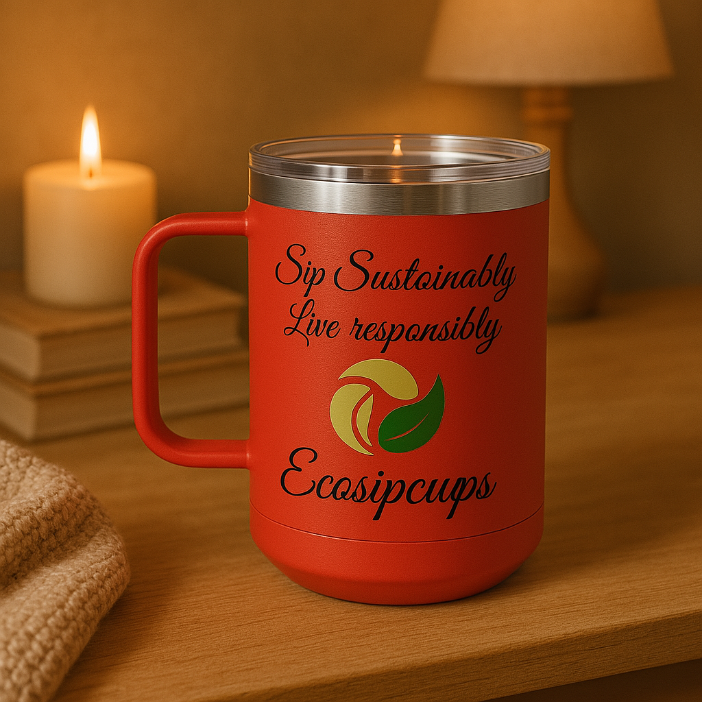 Coffee Mug Tumbler, 15oz