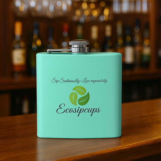 Eco-Friendly Stainless Steel Flask - ‘Sip Sustainably’ Design