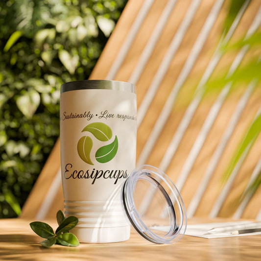 Eco-Friendly Ringneck Tumbler - 20oz Travel Mug for Sustainable Living