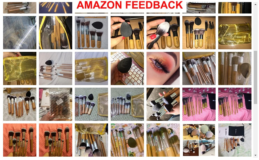 EcoCare Bamboo Makeup Brush Set – 11-Piece Vegan Beauty Kit