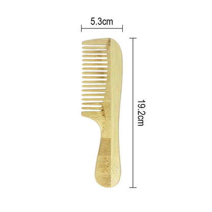EcoCare Bamboo Comb Set – 3-Pack for Hair & Beard