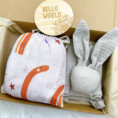 Ecolittle Hello World Newborn Gift Set