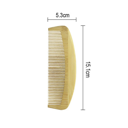 EcoCare Bamboo Comb Set – 3-Pack for Hair & Beard