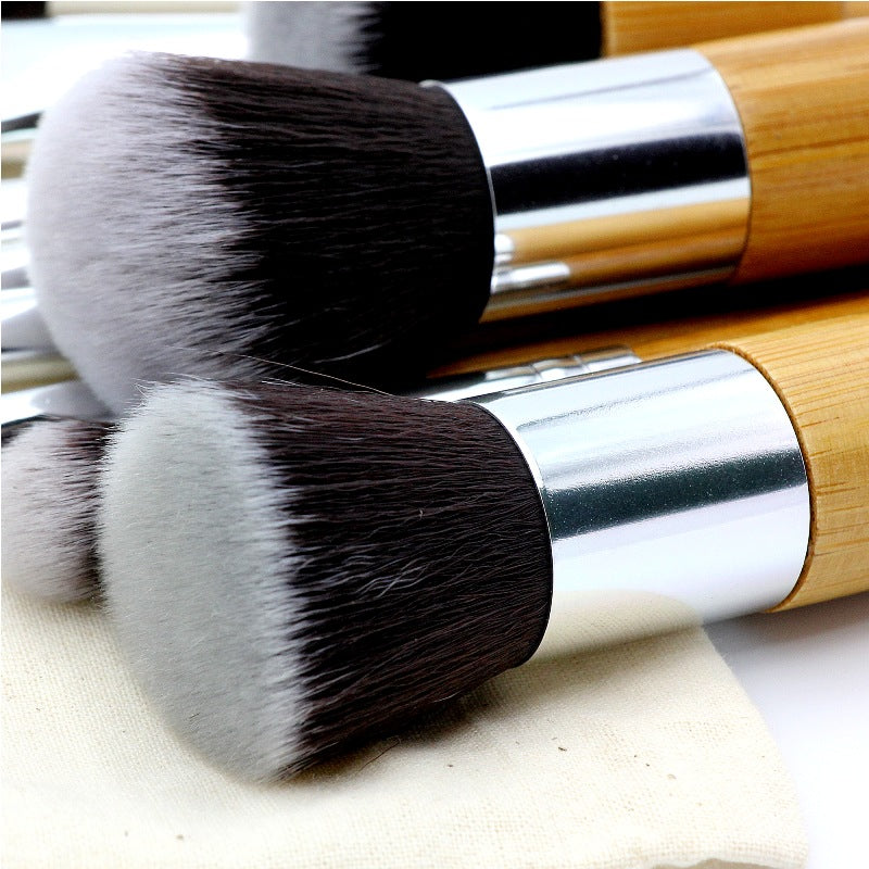 EcoCare Bamboo Makeup Brush Set – 11 Piece