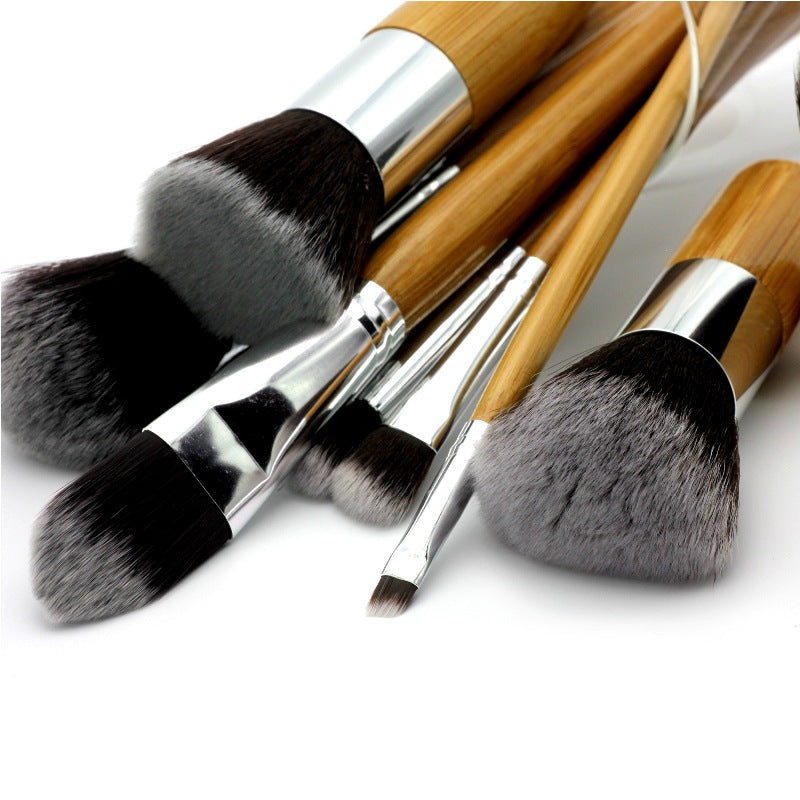 EcoCare Bamboo Makeup Brush Set – 11 Piece