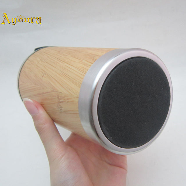 EcoSip™ Classic Bamboo Travel Mug – Stainless Steel Insulated (480ml)