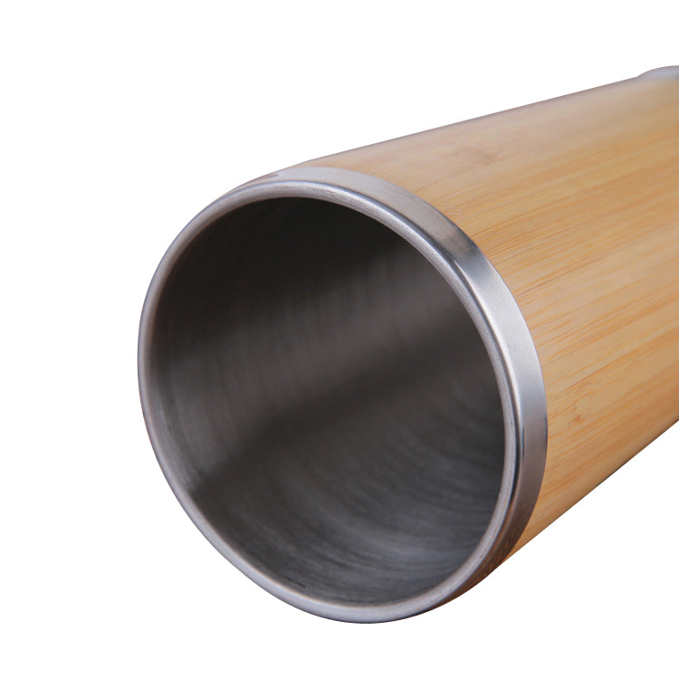 EcoSip™ Bamboo Travel Mug – Leak-Proof, Stainless Steel Insulated