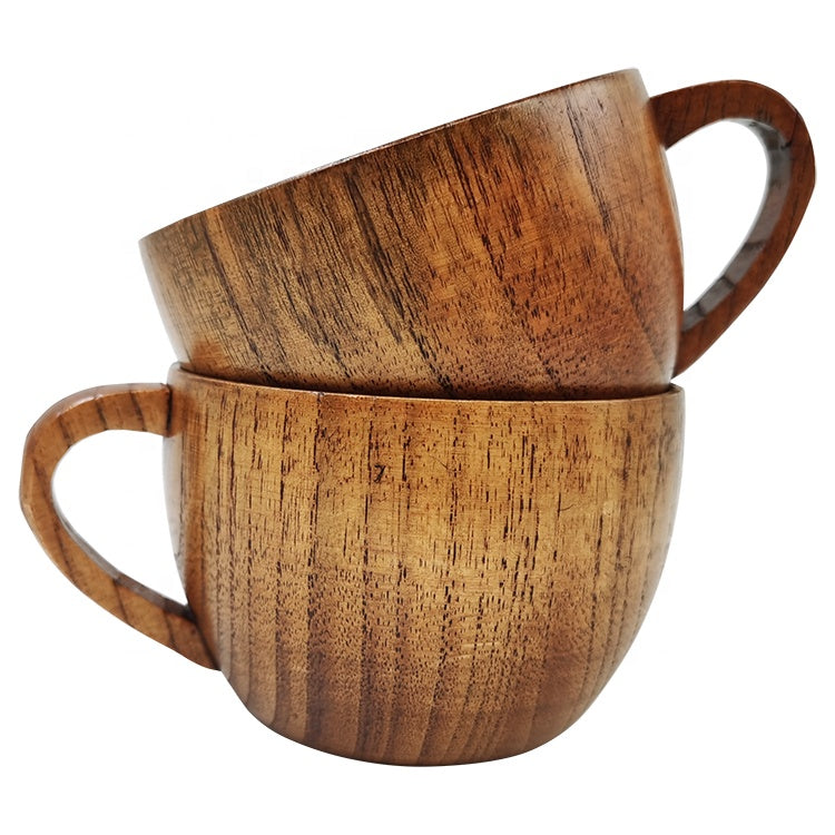 EcoDrinkware Natural Bamboo Coffee Mug – 2-Pack