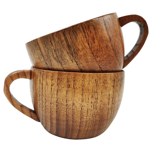 EcoDrinkware Natural Bamboo Coffee Mug – 2-Pack