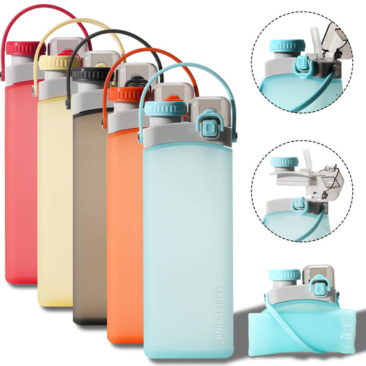 EcoFold™ Leak-Proof Water Bottle – Kids & Travel Edition