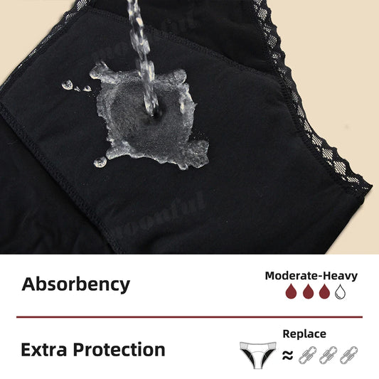 EcoWear Bamboo 4-Layer Leakproof Period Pant – Black