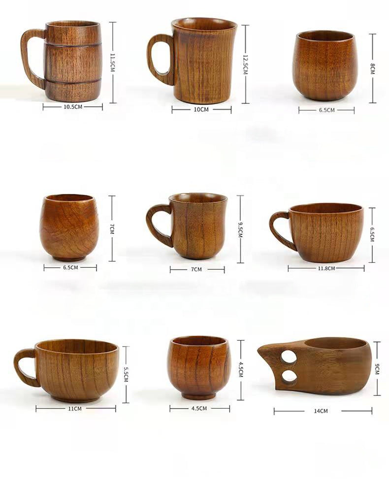 EcoDrinkware Natural Bamboo Coffee Mug – 2-Pack
