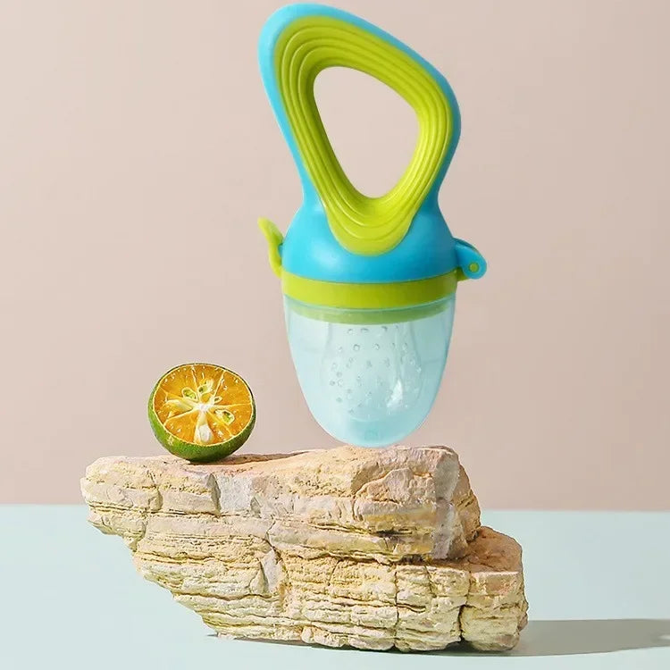 EcoLittle™ Silicone Baby Fruit Feeder – Teething Safe & BPA-Free