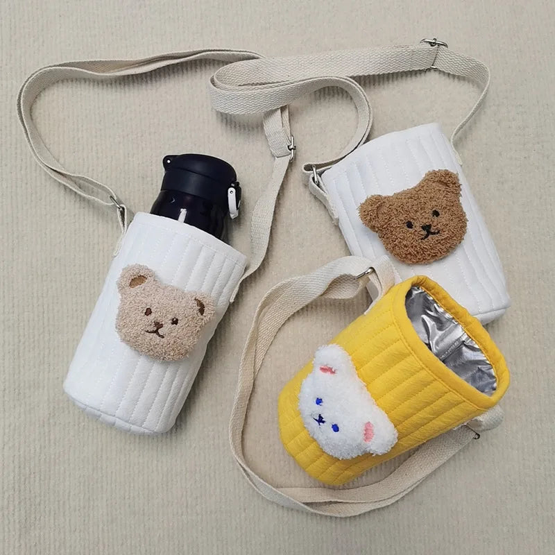 Ecolittle Plush Bear Bottle Holder – 3 Colours
