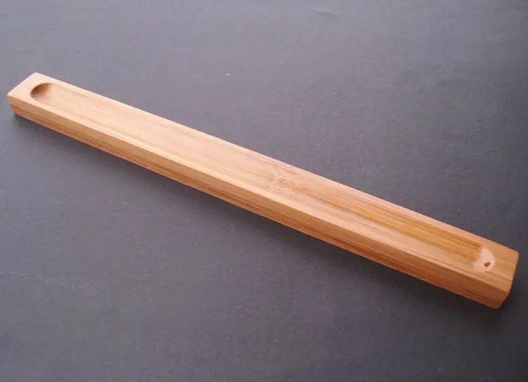 EcoHome Bamboo Carved Incense Holder Box