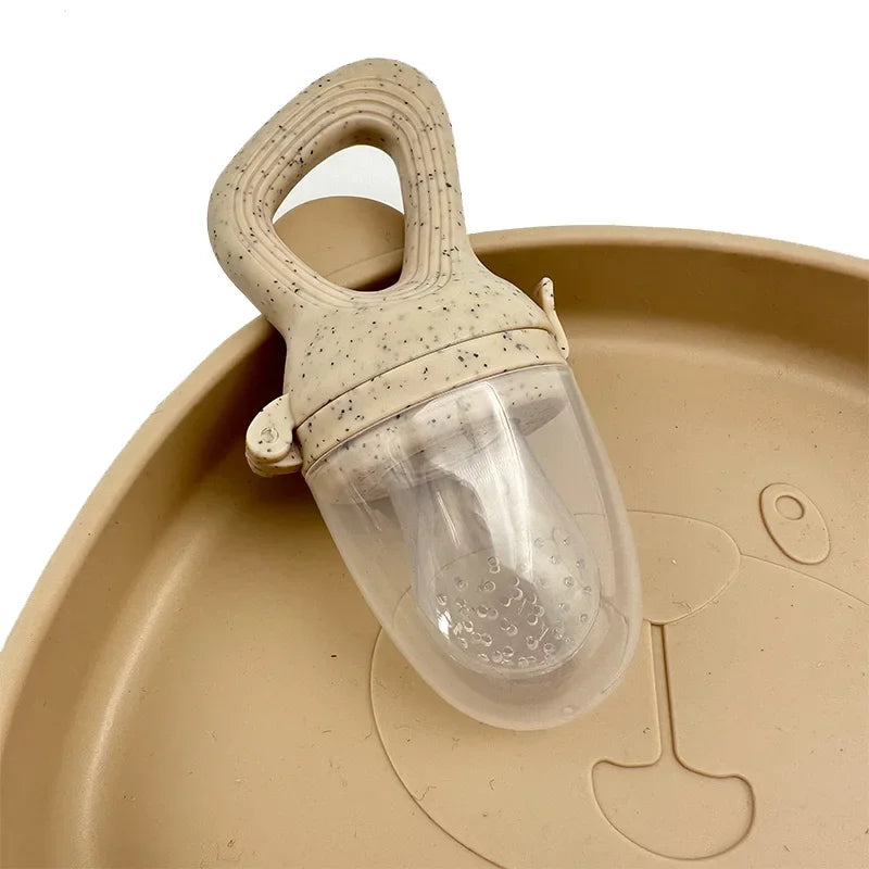 EcoLittle™ Silicone Baby Fruit Feeder – Teething Safe & BPA-Free