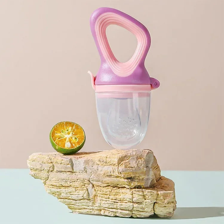 EcoLittle™ Silicone Baby Fruit Feeder – Teething Safe & BPA-Free