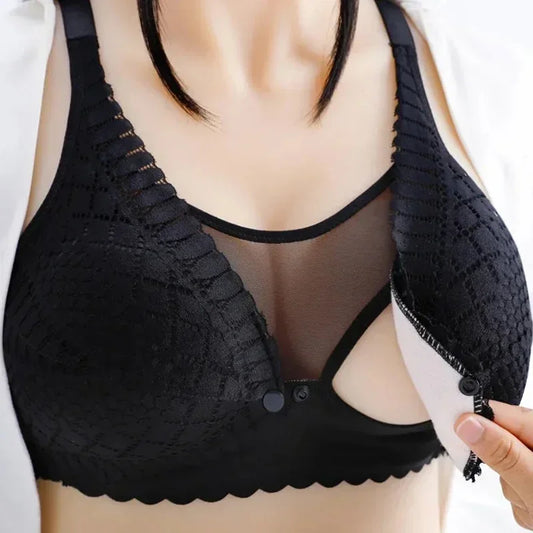 Ecolittle Lace Nursing Bra – Black