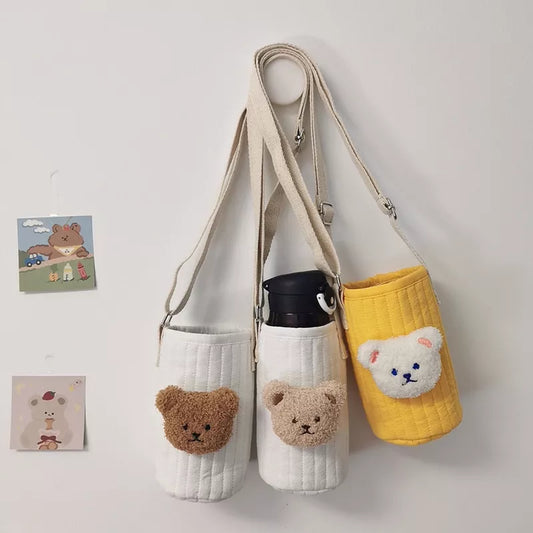 Ecolittle Plush Bear Bottle Holder – 3 Colours