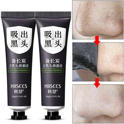 EcoCare Bamboo Charcoal Peel-Off Blackhead Mask – 2 Pack