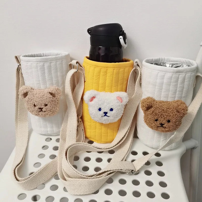 Ecolittle Plush Bear Bottle Holder – 3 Colours